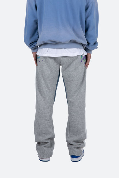 Contrast Bootcut II Sweatpants - Grey