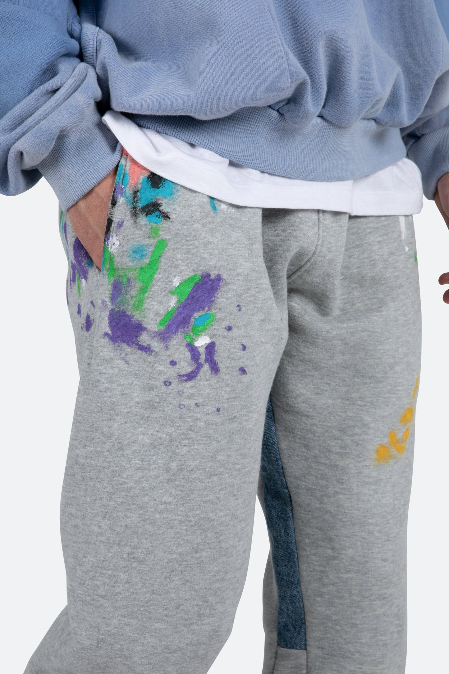 Contrast Bootcut II Sweatpants - Grey