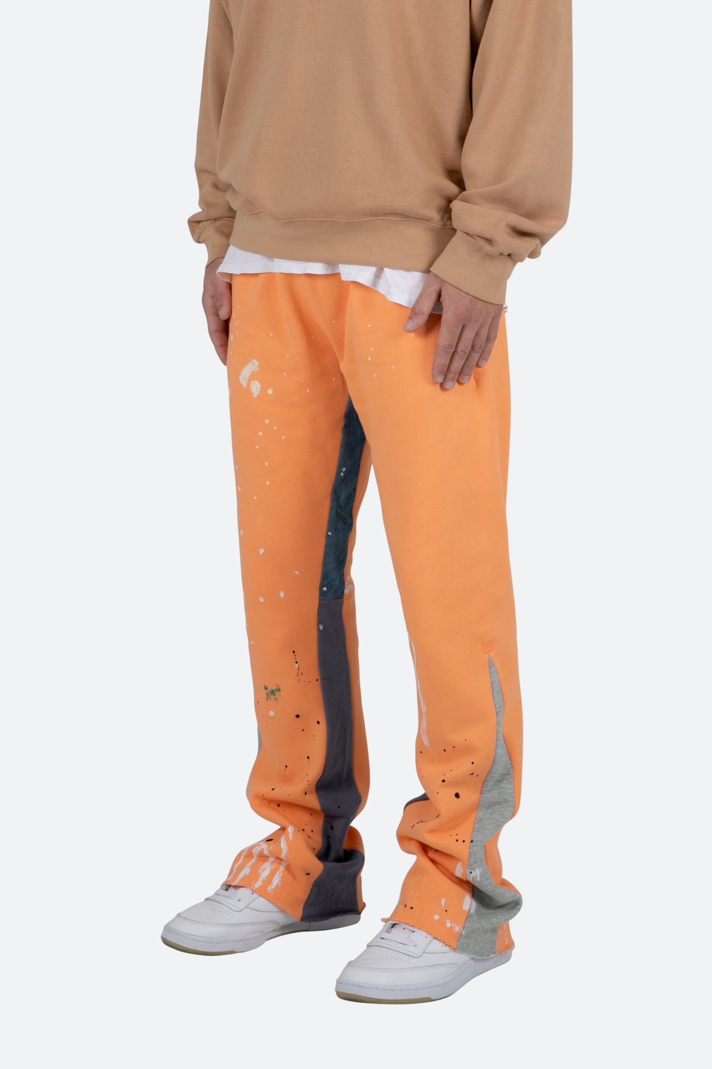 Contrast Bootcut II Sweatpants - Orange