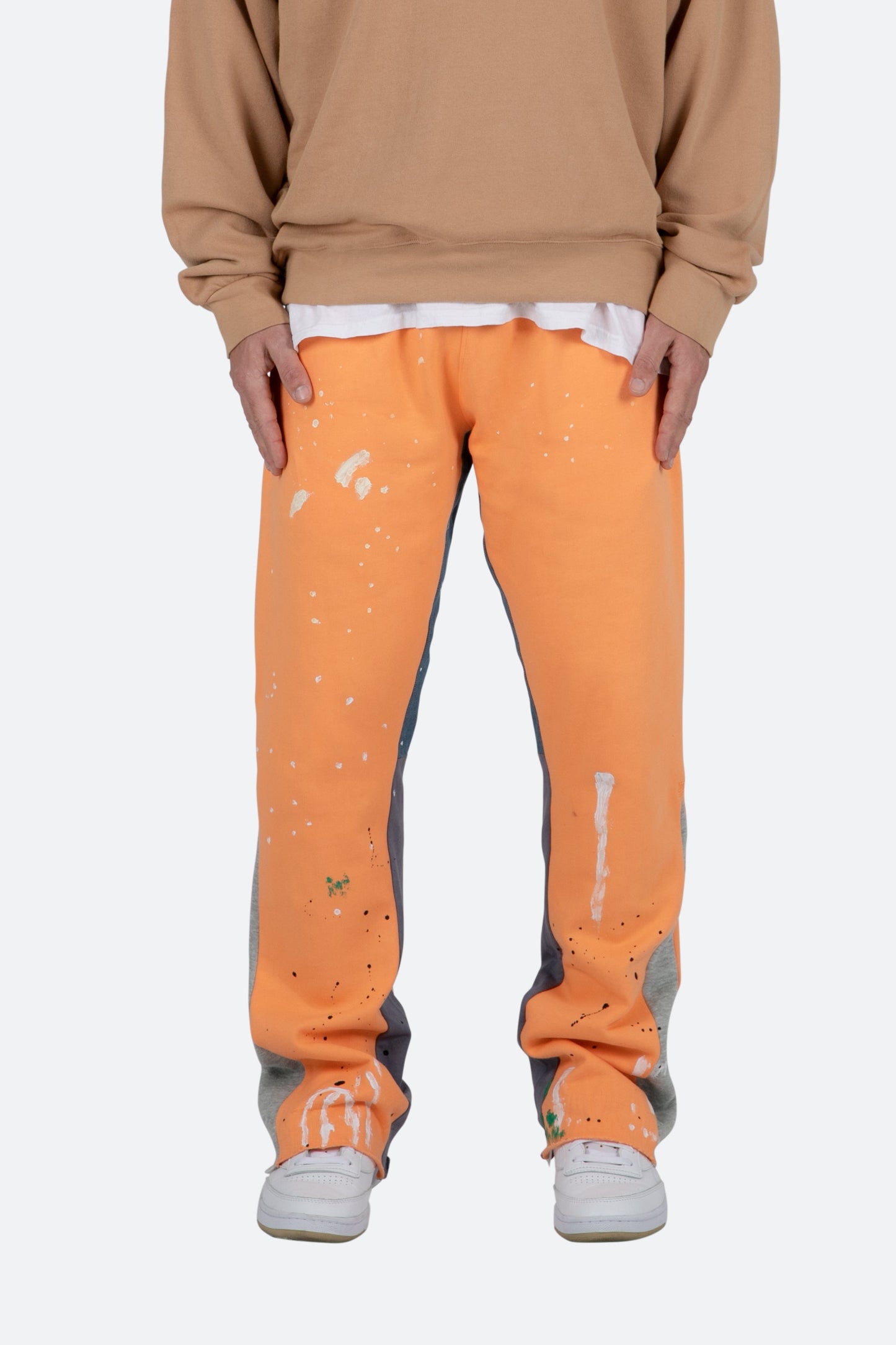 Contrast Bootcut II Sweatpants - Orange