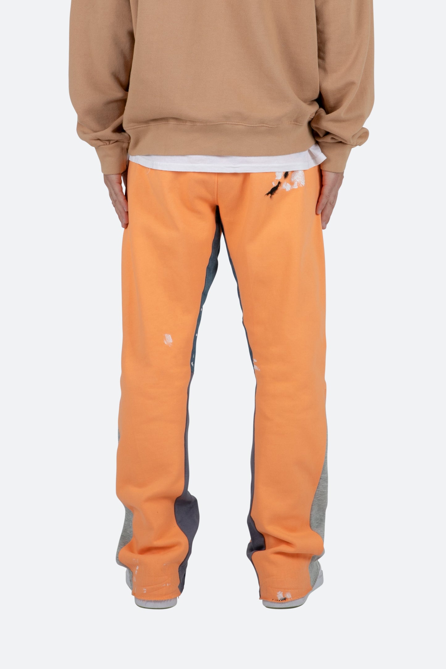 Contrast Bootcut II Sweatpants - Orange