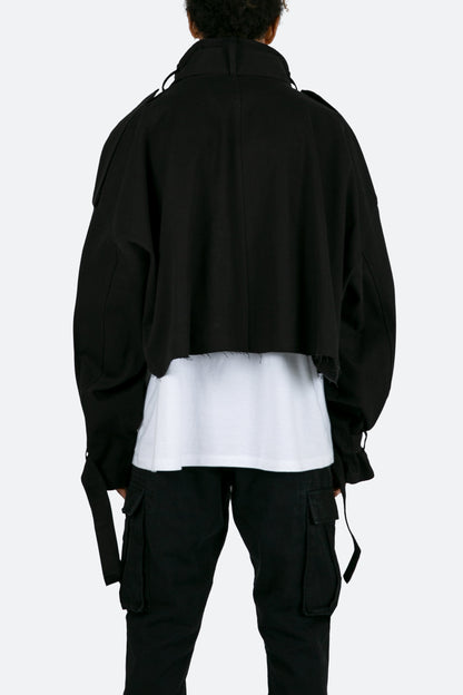 Cropped M65 Jacket - Black