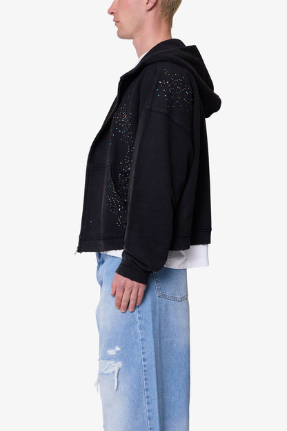 Crystal Hoodie - Washed Black
