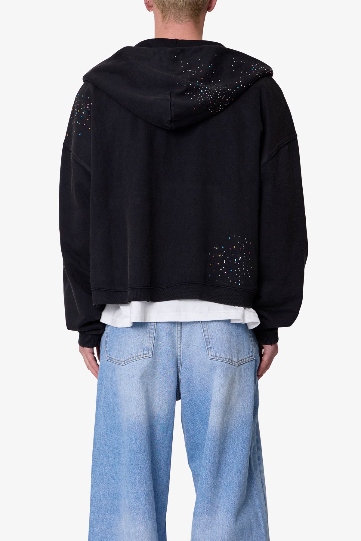Crystal Hoodie - Washed Black