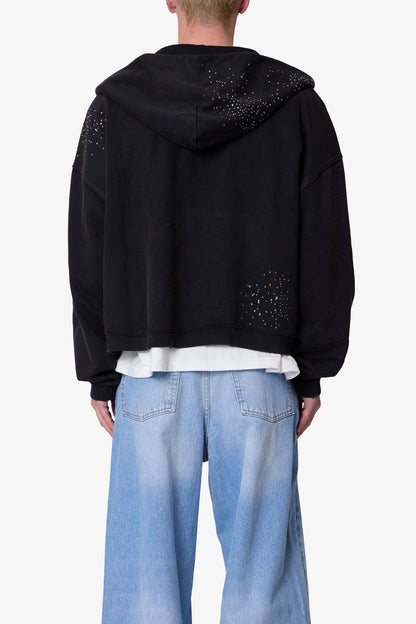 Crystal Hoodie - Washed Black