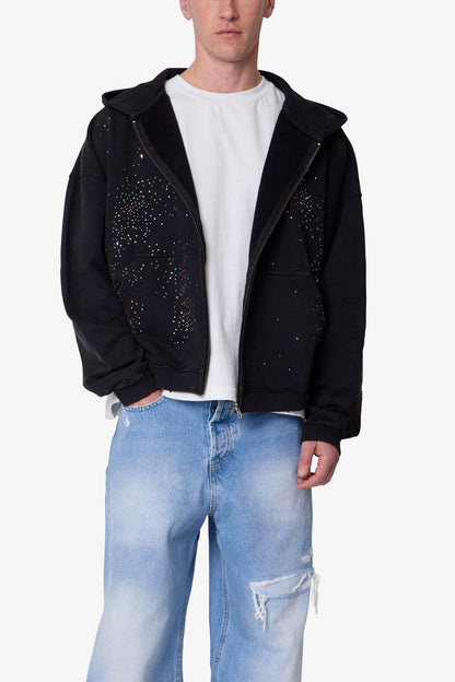 Crystal Hoodie - Washed Black