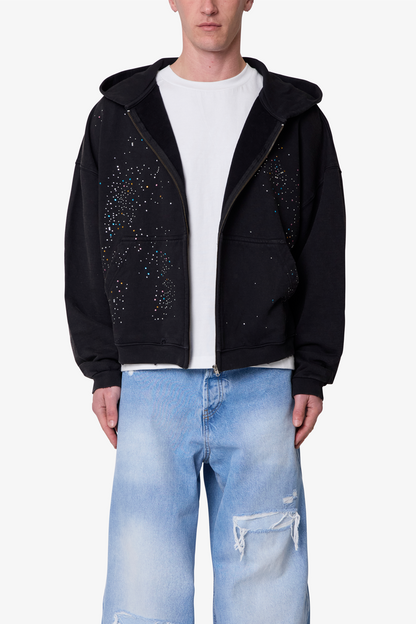 Crystal Hoodie - Washed Black