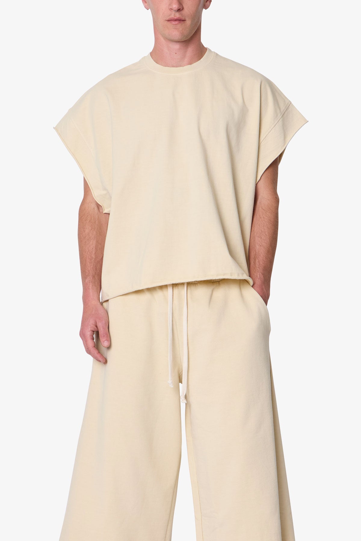 Cut Off Tee - Off White