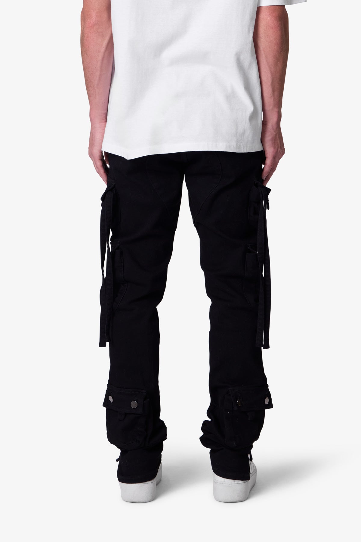 D152 Cargo Straight Denim - Black