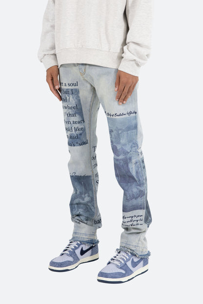 D243 Straight Denim - Blue