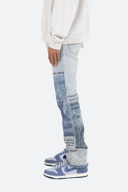 D243 Straight Denim - Blue