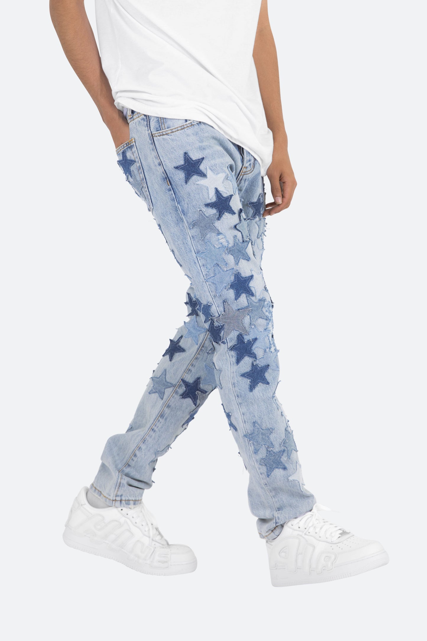 D271 Star Straight Denim - Blue