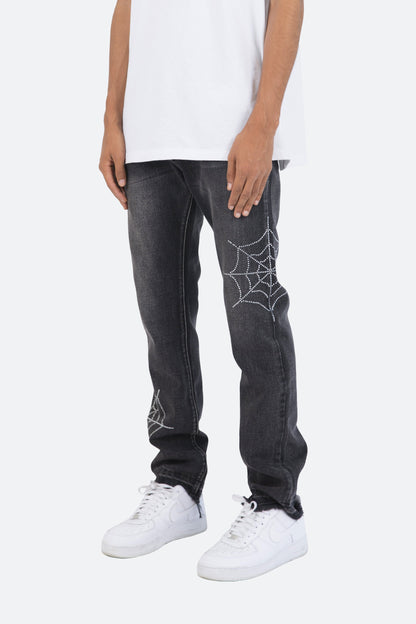 D278 Spider Straight Denim - Black