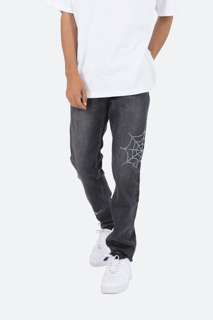 D278 Spider Straight Denim - Black