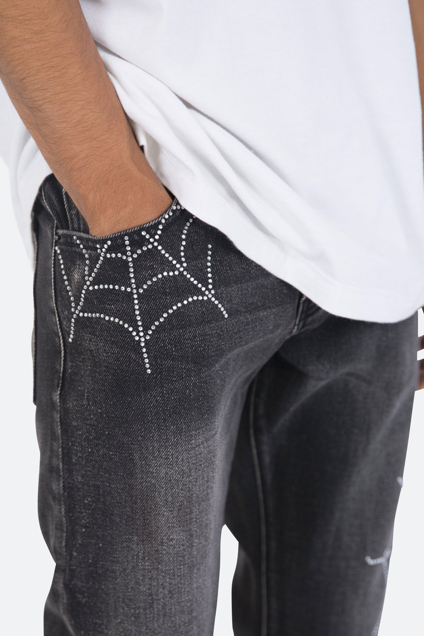 D278 Spider Straight Denim - Black