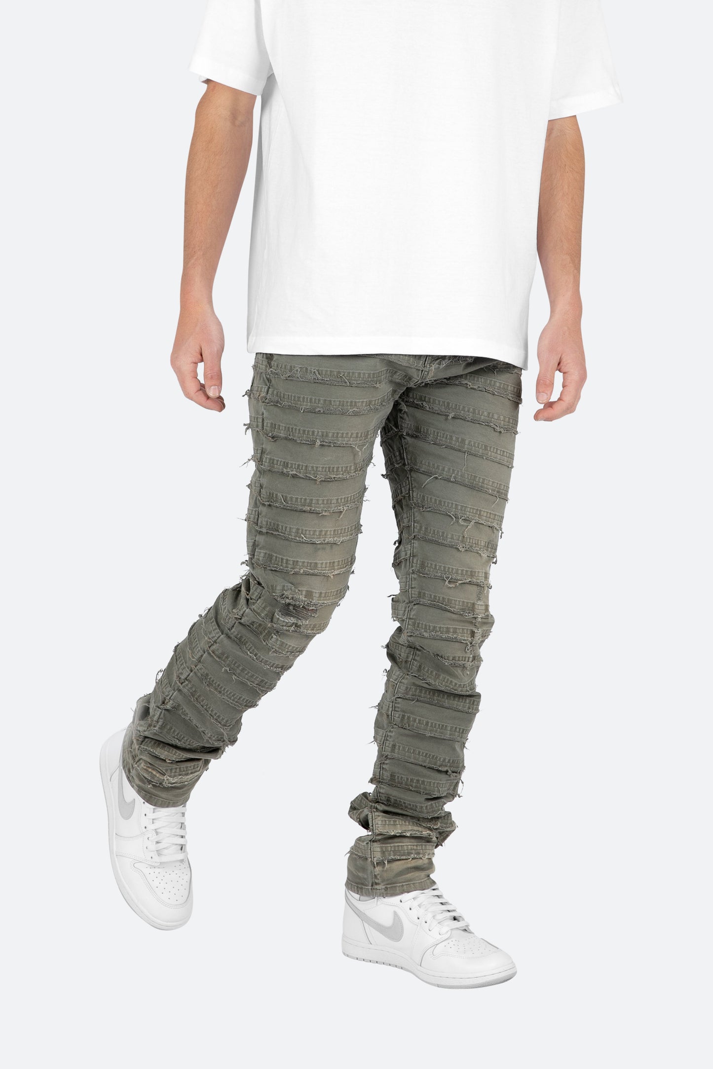D429 Mummy Straight Denim - Grey