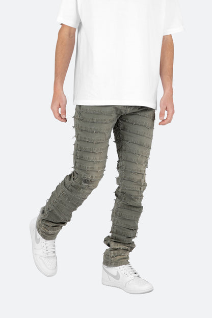 D429 Mummy Straight Denim - Grey