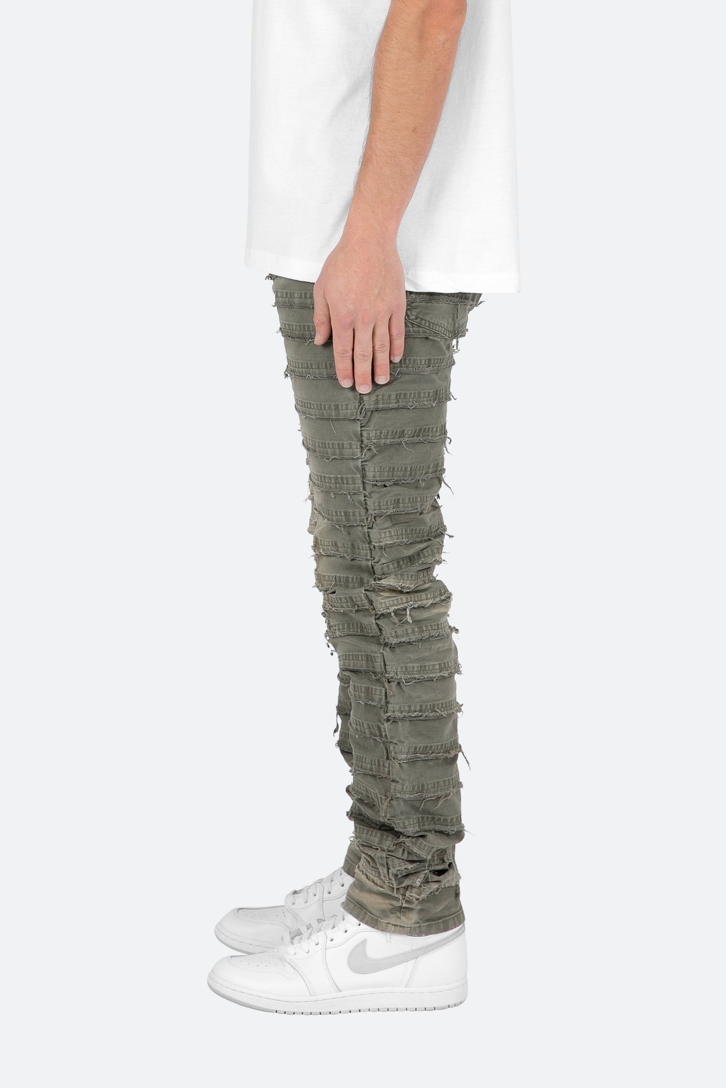 D429 Mummy Straight Denim - Grey