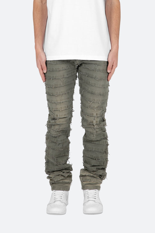 D429 Mummy Straight Denim - Grey