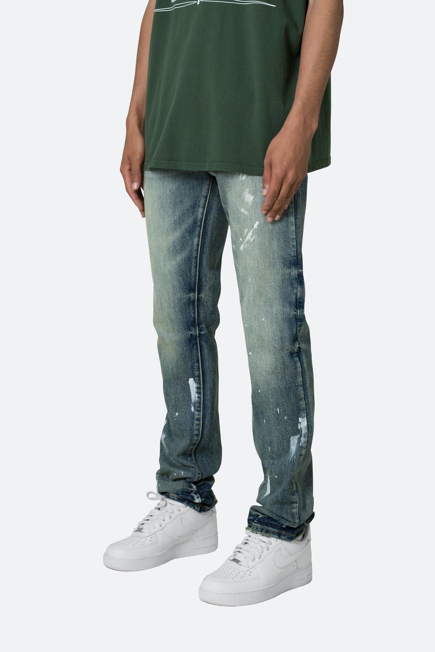 D499 Straight Denim - Blue