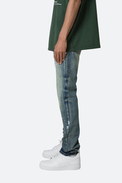D499 Straight Denim - Blue