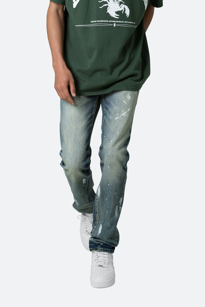 D499 Straight Denim - Blue