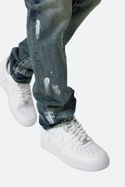 D499 Straight Denim - Blue