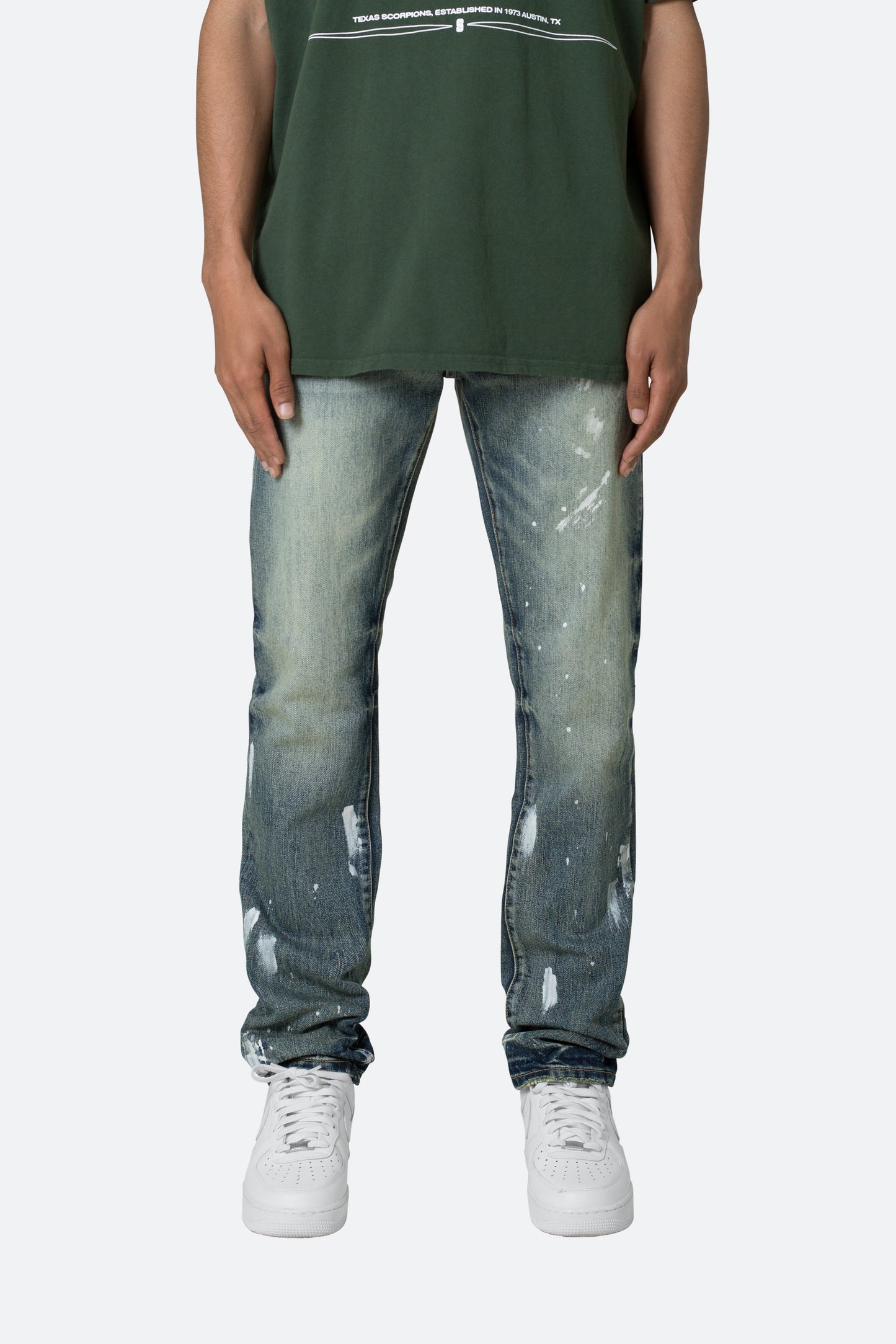 D499 Straight Denim - Blue