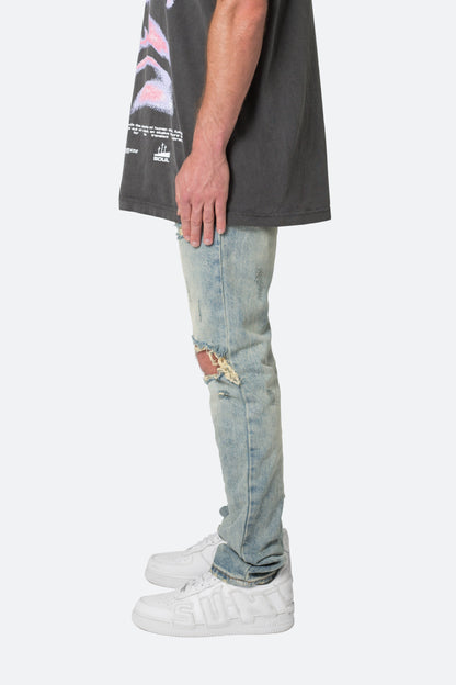 D544 Straight Denim - Vintage Blue