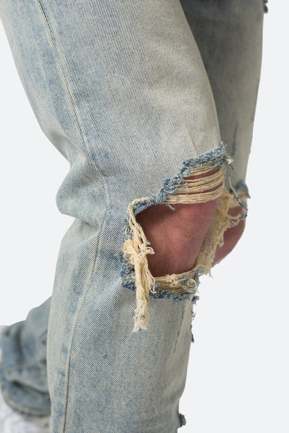 D544 Straight Denim - Vintage Blue