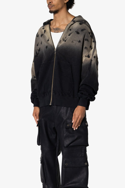 Destroyed Hoodie - Vintage Black