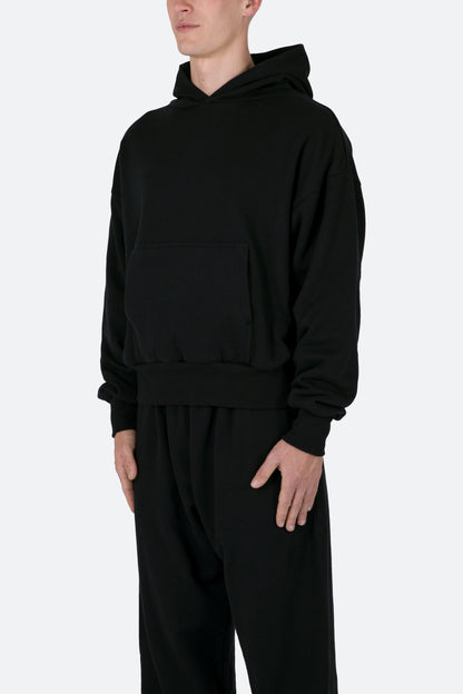 Double Layer Hoodie - Black