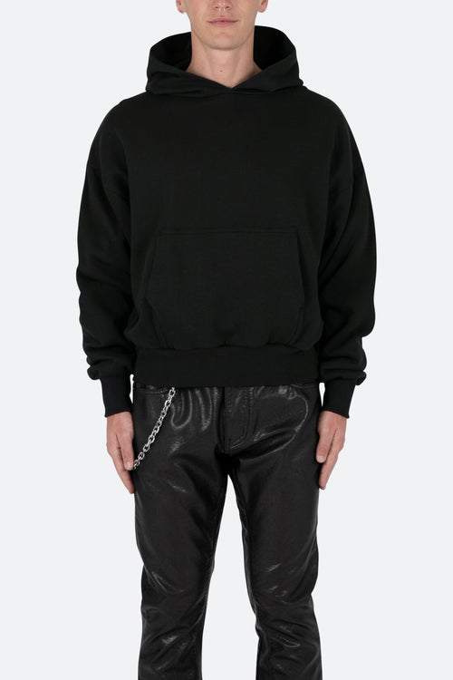 Double Layer Hoodie - Black