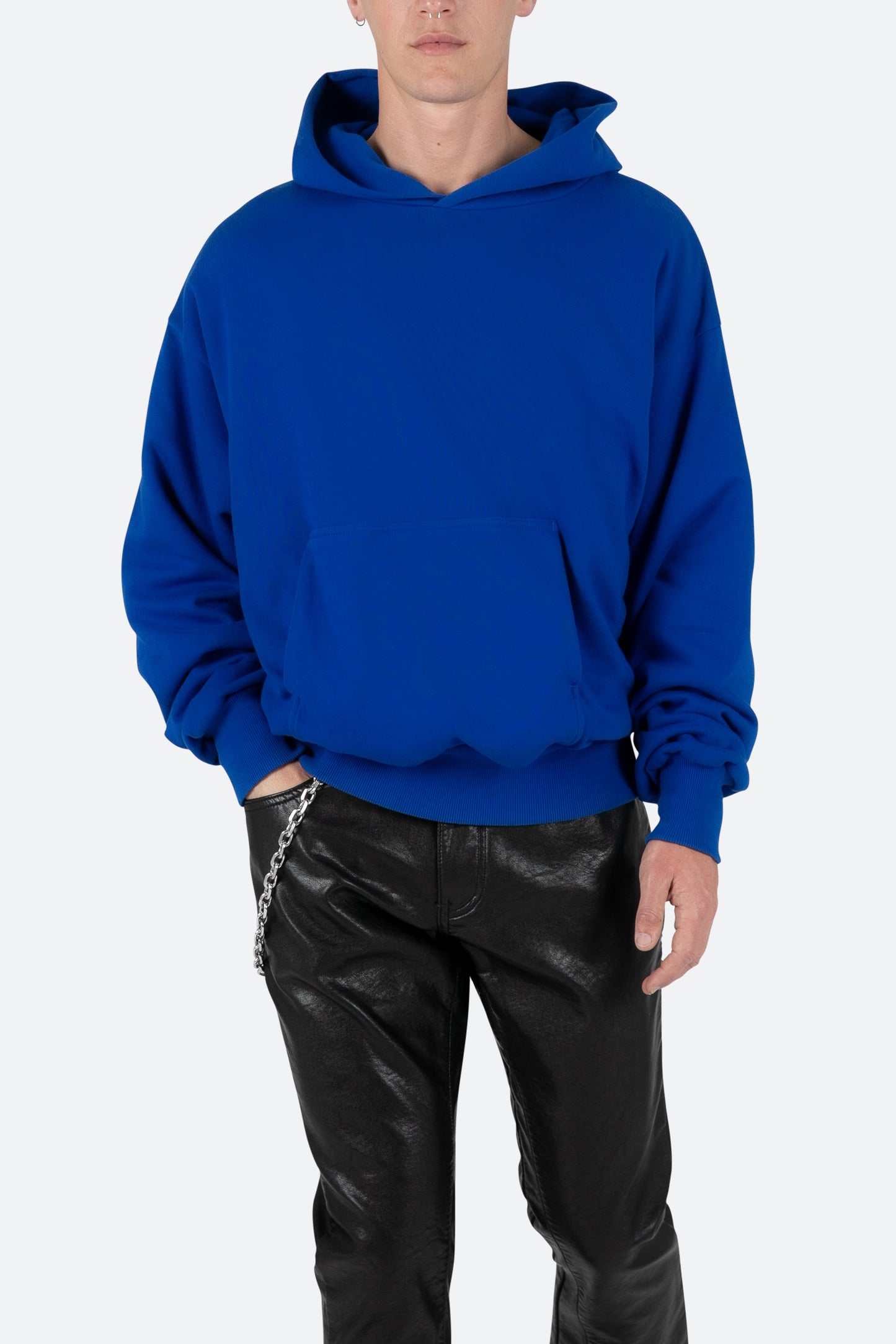 Double Layer Hoodie - Blue