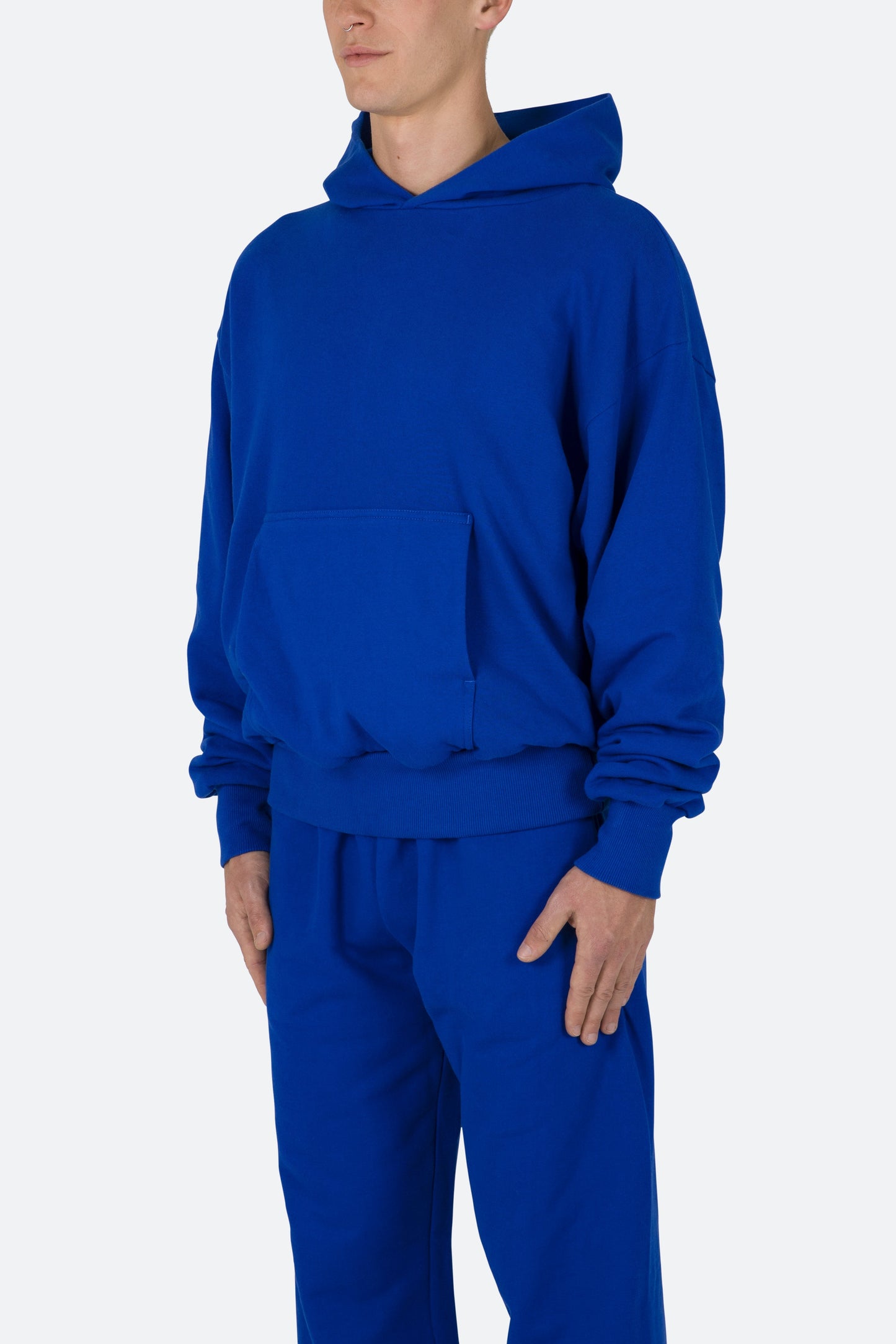 Double Layer Hoodie - Blue