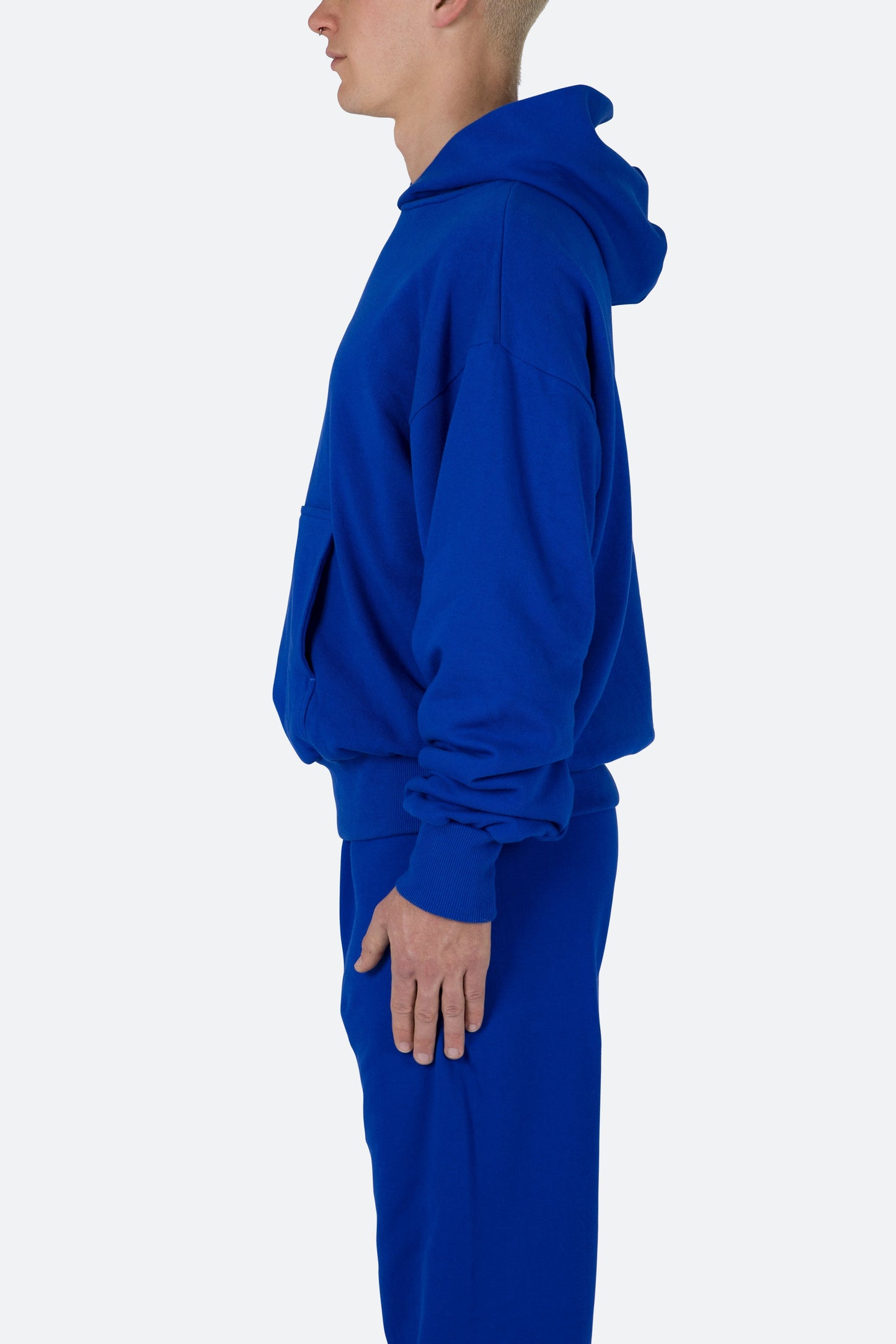 Double Layer Hoodie - Blue