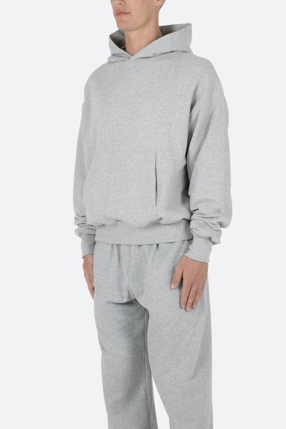 Double Layer Hoodie - Grey