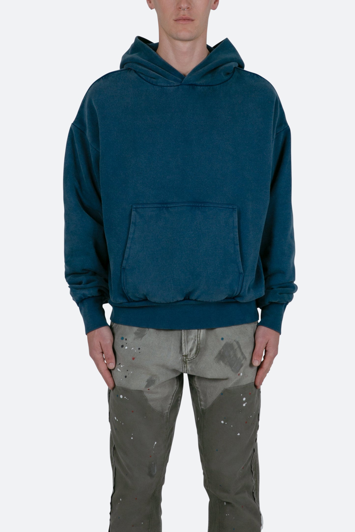 Double Layer Hoodie - Vintage Navy