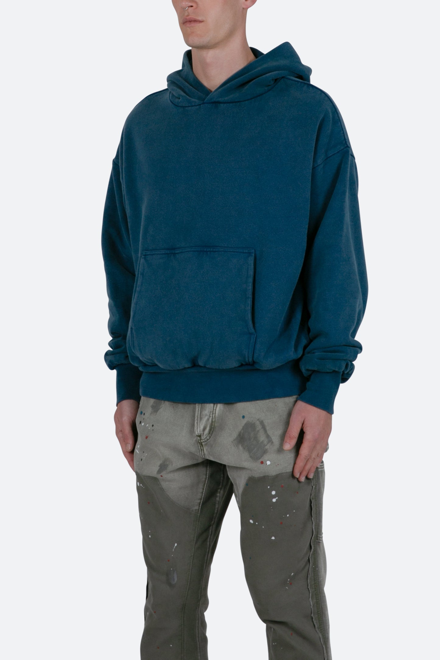 Double Layer Hoodie - Vintage Navy