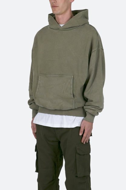 Double Layer Hoodie - Vintage Olive