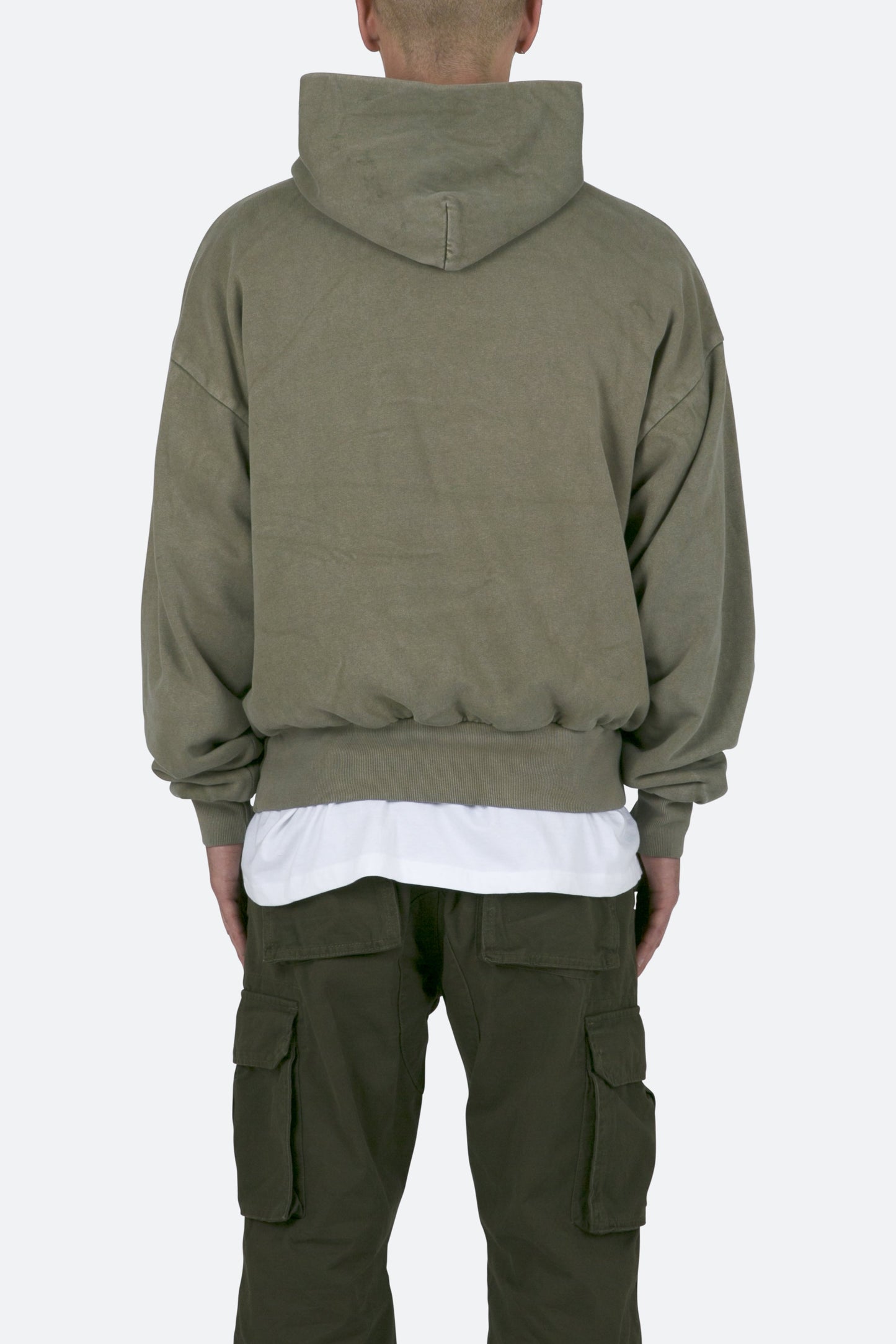 Double Layer Hoodie - Vintage Olive