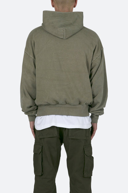 Double Layer Hoodie - Vintage Olive
