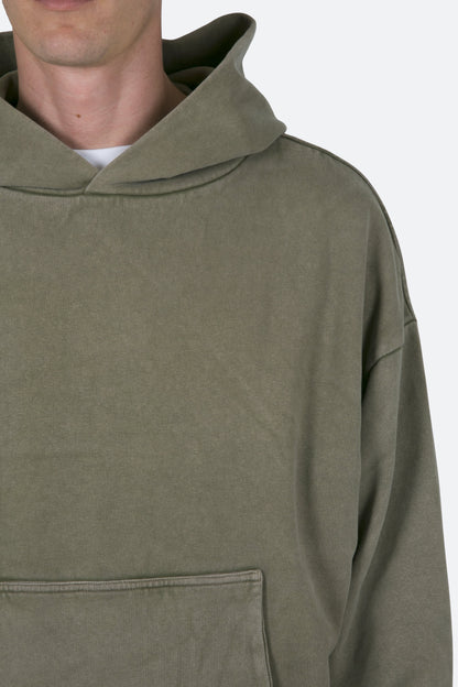 Double Layer Hoodie - Vintage Olive