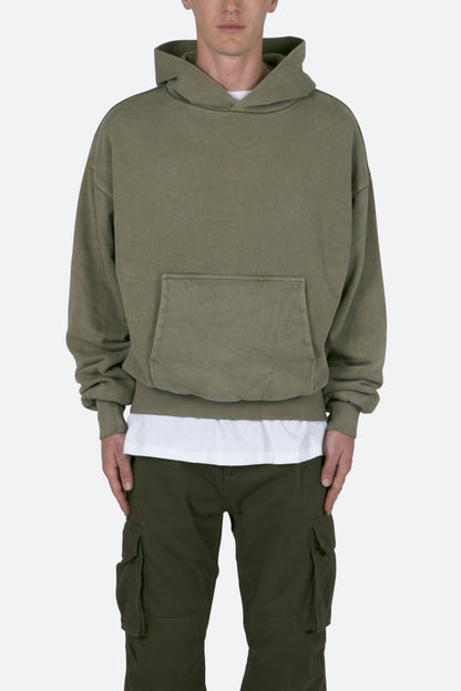 Double Layer Hoodie - Vintage Olive