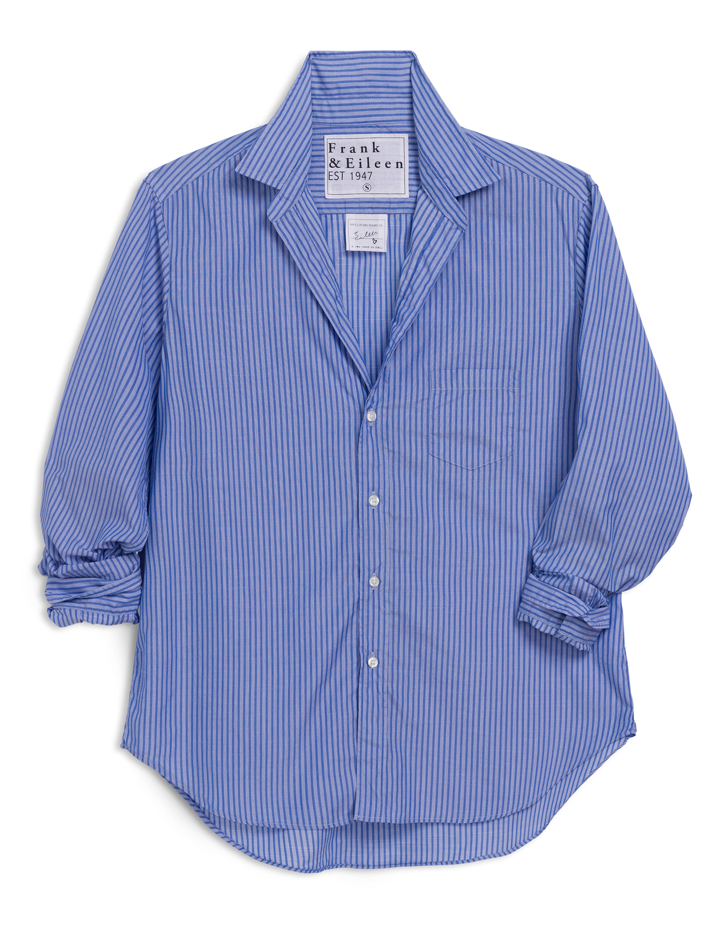 EILEEN Blue on Blue Stripe, Italian Superluxe