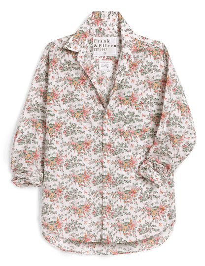 EILEEN Pink Bird Floral, Made with Liberty Fabric