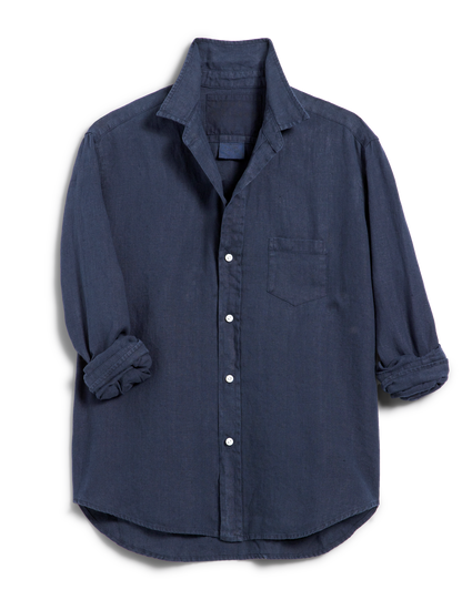 EILEEN Navy, Washed Linen