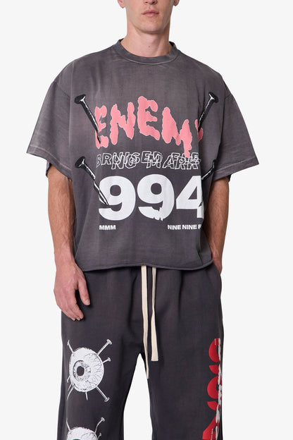 Enemy Tee - Washed Black