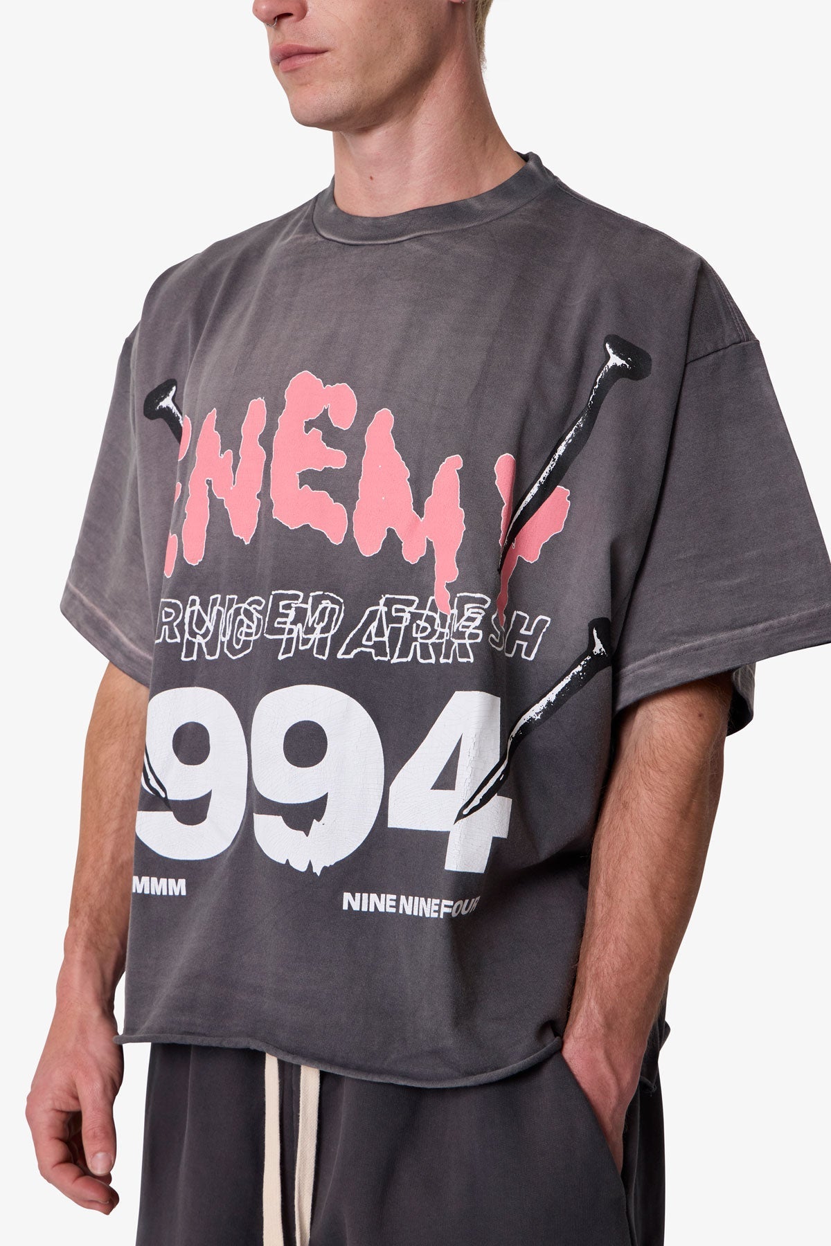 Enemy Tee - Washed Black