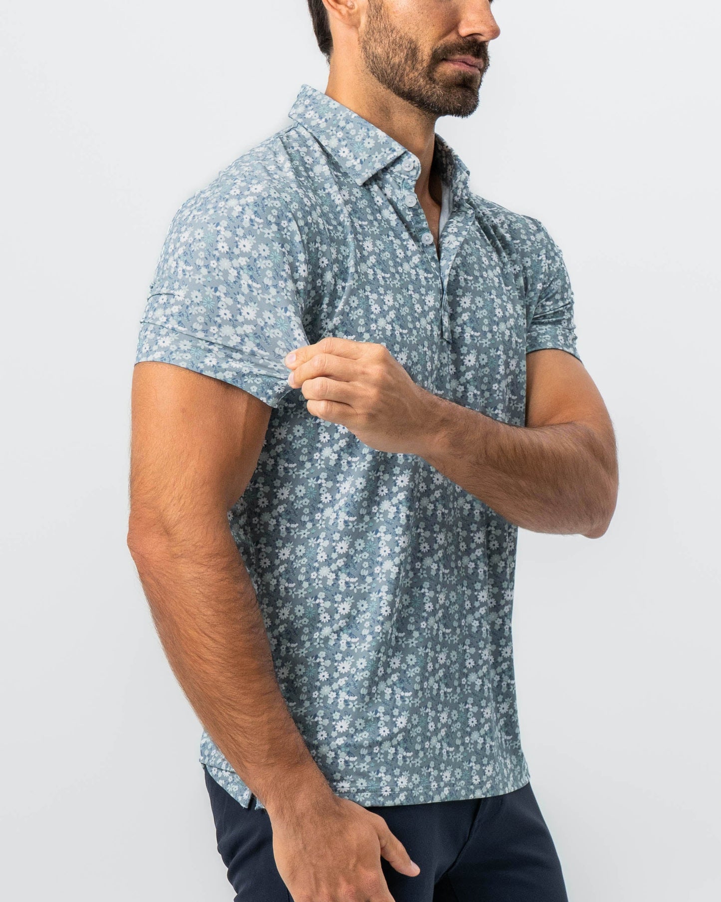 "The Evergreen" Abstract Sage Floral Print